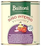 BUITONI Sugo Di Pomodoro Intenso, Fertige Tomatensauce, intensiver Tomaten Geschmack, 1er Pack (3 kg Dose)