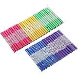 ibasenice 100Stücke DIY Röhren Aluminium Farben Ersatzteile für Klangspiele zu Gestalten für Garten und Wohnraumschmuck