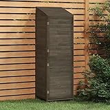 Furniture Home Tools Gartenhaus Anthrazit 55x52x174,5 cm Massivholz Tanne