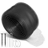 horizont Teichnetz feinmaschig 2x5 m - schwarz - 18x18 mm - reißfest & witterungsbeständig - Vogelschutznetz engmaschig, Taubennetz Balkon, Obstbaumnetz, Vogelnetz, Laubnetz, Greifvogel Schutznetz