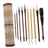 Veemoon 1Satz Kalligraphie Pinsel Teiliges für Chinesische Kalligraphie für Anfänger und Profis Vielseitig Einsetzbar für Malerei Schreiben und Kunstkreationen