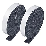 EODKSE 2 Stück Filzgleiter selbstklebend, 5mm dick, Möbelgleiter aus Filz (100cm x 2cm), schneidbar, stark haftend, Rutschfester Schutz für Stühle und Möbel,