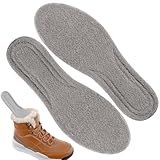 Einlegesohlen aus Winterwolle, Thermo-Einlegesohlen aus Wolle | Ersatz der Einlegesohle aus - Schweißabsorbierende Schuheinlage, Kalkeinlagen