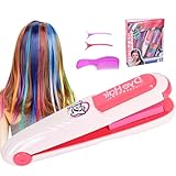 Geschenke für Mädchen, SYAKZK Spielzeug Haarfärbestift, Nikolaus Geschenke Kinder, Geschenk Mädchen 4 5 6 7 8 9 Jahre, Bastelset Basteln, Adventskalender Füllung Kinder, Spielzeug ab 3 Jahre