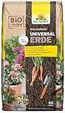 Neudorff NeudoHum UniversalErde - Torffreie Bio-Erde für Balkon, Garten und Zimmerpflanzen, NABU empfohlen, 40 Liter