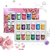 Ätherische Öle Für Diffuser, 12 Duftöl Mischungen Im Set, Natürliche Düfte Zur Entspannung Für Damen Und Herren