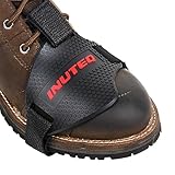 sdhiiolp Motorrad Schuhschutz, 2 Stück Motorrad Schuhe, Motorrad Zubehör Gear Shifter Zubehör für Herren, Schuhüberzieher Wasserdicht Schuh Schutz für Gummi Motorrad Schalthebel Rutschfest,Schwarz