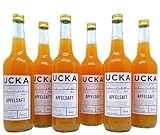 UCKA Apfelsaft, Eine Alkoholfreie Alternative, Ein Hochwertiger Naturtrüber, Aus Alten Apfelsorten, 100% Direktsaft, Ohne Zuckerzusatz, Ohne Chemische Zusätze, Vegan, 6er Packung (6 x700ml)