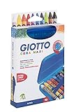 Giotto Cera Maxi Wachsmalkreiden K10 Kunststoffetui aufhängbar