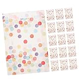 Warmhm 100 Stück Pommes papiertüte Taschen fettdicht Grad hausgemacht Papiertüten für sandwichtüte butterbrotbeutel brotzeittüten sandwichbeutel triffier Snack-Tasche Tasche zum Mitnehmen