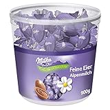 Milka Feine Eier Alpenmilch 1 x 900g I Osterschokolade Großpackung I für das Osternest und zum Verstecken I Süßigkeiten zu Ostern aus 100% Alpenmilch Schokolade