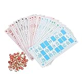 Générique Bingo-Spiel | Lustiges Lernspielzeug aus Holz – Gesellschaftsspiel Bingo für mit Zahlenkarten – für Familie Freunde Gruppe Abend Party Haus Schule Versammlung