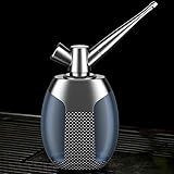 SETSCZY Bong, Glasbong, Dicke Glastasse Bong, Glasflasche Rauchpfeife, Wasserpfeifen, Oil Rig Bong Shisha Set, für Raucher,Sr