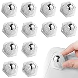 gxwcyi 12 Stück Kugelrollen Schwerlast Möbelrollen Flach Set, Kugelrollen für Möbel Sselbstklebendes, Universal 360 Moving Wheels, für Transport von Möbeln, Waren