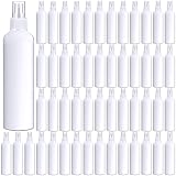 Eccliy Sprühflaschen aus Kunststoff, feiner Nebel, nachfüllbar, klar, leere Flaschen, Sprühflasche mit Kappe, für ätherische Öle, Reiseparfüme, 64 Stück