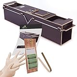 EcoTraps Marderfalle Lebendfalle 100cm - Wasserdicht Holz Marder Lockmittel Lebendfalle Ratte - Marderabwehr aus Marderfalle mit Zange, Folienhandschuhe, Köder und Gebrauchsanweisung