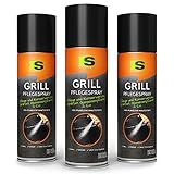 3 x 500ml Spraytive Grill-Pflegespray - BBQ Grill-Reiniger - Pflegt & Konserviert Grillroste, Pfannen (Edelstahl, Gusseisen) & Co. - Antihaftspray, Non Stick Spray für Weber Grills, Plancha Grills