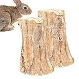 Générique Bunny Chew Sticks, Hamster Kaugummi-Sticks, Zähne aus Holz behandelt 2 x gesunde Zähne, Spielzeug aus natürlicher Papaya, Zahnpflege, für Chinchilla-Hamster