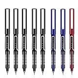 Wtukmo Tintenroller, 0,5 mm feine Spitze, flüssige Gel-Tinte, schnell trocknender Gelschreiber für Schule, Büro, Schreiben (8 verschiedene Farben, Typ B-01)