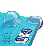 SilverRack® Eckenschutz und Kantenschutz Baby Transparent [10 Stück] - Möbel Eckenschutz als Perfekter Stoßschutz für Baby und Kinder - Kindersicherung Möbel Ecken als Baby Schutz