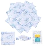 35Stück x 10g Silicagel Beutel, Silica Gel Trockenmittel Silica Gel Beutel, Vakuum Silica Gel Packs, Silicagel Sachets für Elektronik Kleidung Schubladen Schuhentfeuchter Schrankentfeuchter