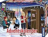 KOSMOS 632557 Die drei !!! Adventskalender, Entdecke in 24 spannenden Rätseln das Geheimnis im Tierheim, mit 24 Detektiv-Gimmicks, Spielzeug-Adventskalender für Kinder ab 8 Jahre