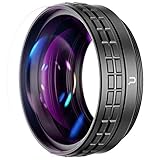 Weitwinkelobjektiv für Sony ZV1, ULANZI WL-1 18mm Weitwinkel mit 10X Makro, 2-in-1 Zusatzobjektiv für Sony ZV1 Kamera