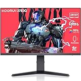 KOORUI Gaming Monitor 27 Zoll, 170Hz, IPS, 2K QHD(2560 x 1440p), HDR 400, 1ms, Adaptive Sync, DisplayPort, HDMI, 100% sRGB, Höhenverstellbar, Augenpflege, VESA 75x75