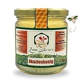 Deutscher Akazienhonig - Honig süßer Aufstrich aus der Familien Imkerei “Zum Lederer” - 500 g flüssiger Honig von der Robinie aus dem bayerischen Wald - Honig ohne Zusätze direkt vom Imker