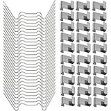 Gewächshaus-Glas-Clips, Gewächshaus-Clips, Edelstahl-Gewächshaus-Clips, Glasscheiben-Befestigungen, Clips, Gewächshaus-Clips für Glas, 50 Stück