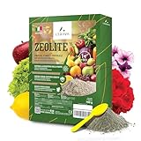 LERAVA® - Zeolith Pulver für Pflanzen - [Natürlicher Pflanzenschutz] - 700g - Stärkt Bodenstruktur, Fördert Pflanzengesundheit- Verbessert Photosynthese & Widerstandsfähigkeit - Zeolith Klinoptilolith