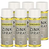 BREHMA 6x Zinkspray 400ml