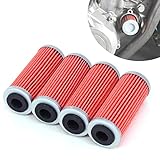 4 x Motorrad Ölfilter - für EXC EXC-F EXC-R SX-F XC-F XC-W XCF-W XC-WR SMR FC FE 250 300 350 400 450 505 530 Sechs Tage Factory Edition Freeride Motorrad Dirt Bike