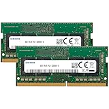 Samsung RAM 16 GB (2 x 8 GB) DDR4 3200 MHz PC4-25600 (PC4-3200AA) CL22 SODIMM 1Rx16 Single Rank 1,2 V 260-Pin Laptop, Notebook Memory - OEM Bulk