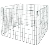 V2Aox Komposter Stahl verzinkt Kompost Metallkomposter Kompostbehälter Kompostgitter Auswahl Garten Gitter Kompost Kompostierer, Größe:Größe 3 90 x 90 x 70 cm