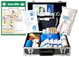 Sport-Betreuer-Koffer -Paket 2- zur Behandlung von Sport-Verletzungen INKL. AUSHANG (A3)