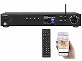 VR-Radio WLAN Radio: Digitaler WLAN-HiFi-Tuner, Internetradio, DAB+, Bluetooth, schwarz (DAB Radio mit Cinch Ausgang, DAB Receiver, Kopfhörer Adapter)