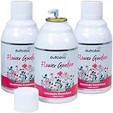 Duftidoo® Raumduftspray 'Flower Garden' 3 Stück, Lufterfrischer mit natürlichem Duft für frische Luft & Wohlbefinden, Duftspray, Raumduft Nachfüller 243 ml