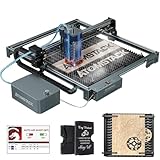 ATOMSTACK A40 PRO V2 Laser graviermaschine mit F3-Matrix-Wabenplatte Schnelle Rauchabsaugung 500 mm/s Laserschneider 20 W/40 W Optional, Lasergravierer und -schneider mit Autofokus 400 x 385 mm