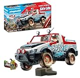 PLAYMOBIL City Life 71430 RC-Fahrzeuge Rally-Car, Offroad-Pickup für aufregende Abenteuer, mit beweglicher Achse und ausziehbarer Auffahrrampe, Spielzeug für Kinder ab 4 Jahren
