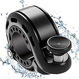 Fahrradklingel, Innovative Aluminiumlegierung 110dB Klingel laut Mini Klingel Fahrrad, 2024 Neue Aufrüstung Fahrradhupe Fahrradglocke für Bike MTB Mountainbike, 22-31.8mm