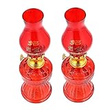 SOLUSTRE 2 Stück Petroleumlampe Im Chinesischen Stil Retro Haushalts Petroleumlampe Vintage Petroleumlampe Petroleumlampen Inneneinrichtung Petroleumlaterne Vintage