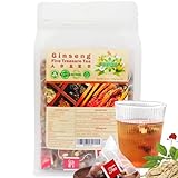 SIFANGDA Ginseng Fünf Schatz Tee 人参五宝茶 8.81oz(250g,5gx50P) Ginseng Five Treasure Tea Ginseng Rote Dattel Natürlichen Chinesischen Kräutertee Koffein Frei