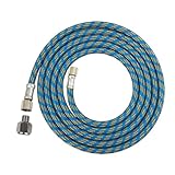 TOYANDONA Airbrush Schlauch Adapter Blau Kunststoff mit Schnellkupplung Leiser Air Compressor Zubehör für Präzises Modellieren und Airbrush Lackieren