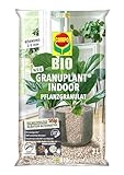 COMPO Bio GRANUPLANT Indoor Drainage- und Pflanzgranulat – 100 Prozent natürlicher Bimsstein – nachhaltige Alternative zu Blähton – 3 Liter