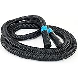 aerobis® Battle Jump Rope 35D | 1,8 kg schweres Springseil | Geschmeidig und flexibel | Tau mit hohem Gewicht für Kraft Ausdauer Training und als Ergänzung zum Abnehmen | Skipping Rope | Fitness Seil