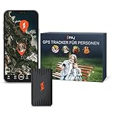 PAJ GPS People Finder 4G - Mini GPS Tracker für Kinder und Senioren - bis zu 5 Tage Akkulaufzeit - kleines Ortungsgerät mit Live-Ortung, geeignet bei Demenz, Alarmbenachrichtigungen im Notfall