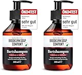 Bartshampoo (200ml) · BROOKLYN SOAP COMPANY · Bartseife reinigt und pflegt den Bart ✓ · reduziert Schuppen ✓ (Packung mit 2)