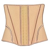 De feuilles Atmungsaktives Latex-Korsett, für Frauen und Mädchen Gr. M, Khaki