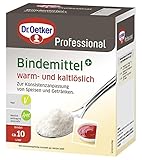 Dr. Oetker Professional Bindemittel plus für Speisen und Getränke, Instantpulver in 400 g Packung, 1-39-262000